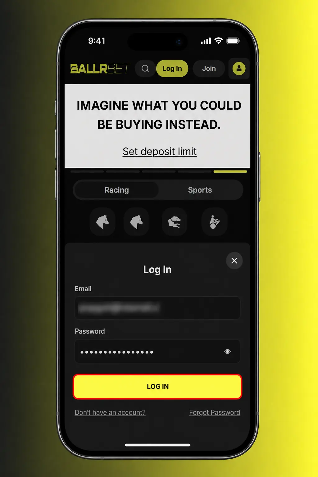 Step-by-step guide screenshot showing how to start football betting on BallrBet, from registration to placing a wager.