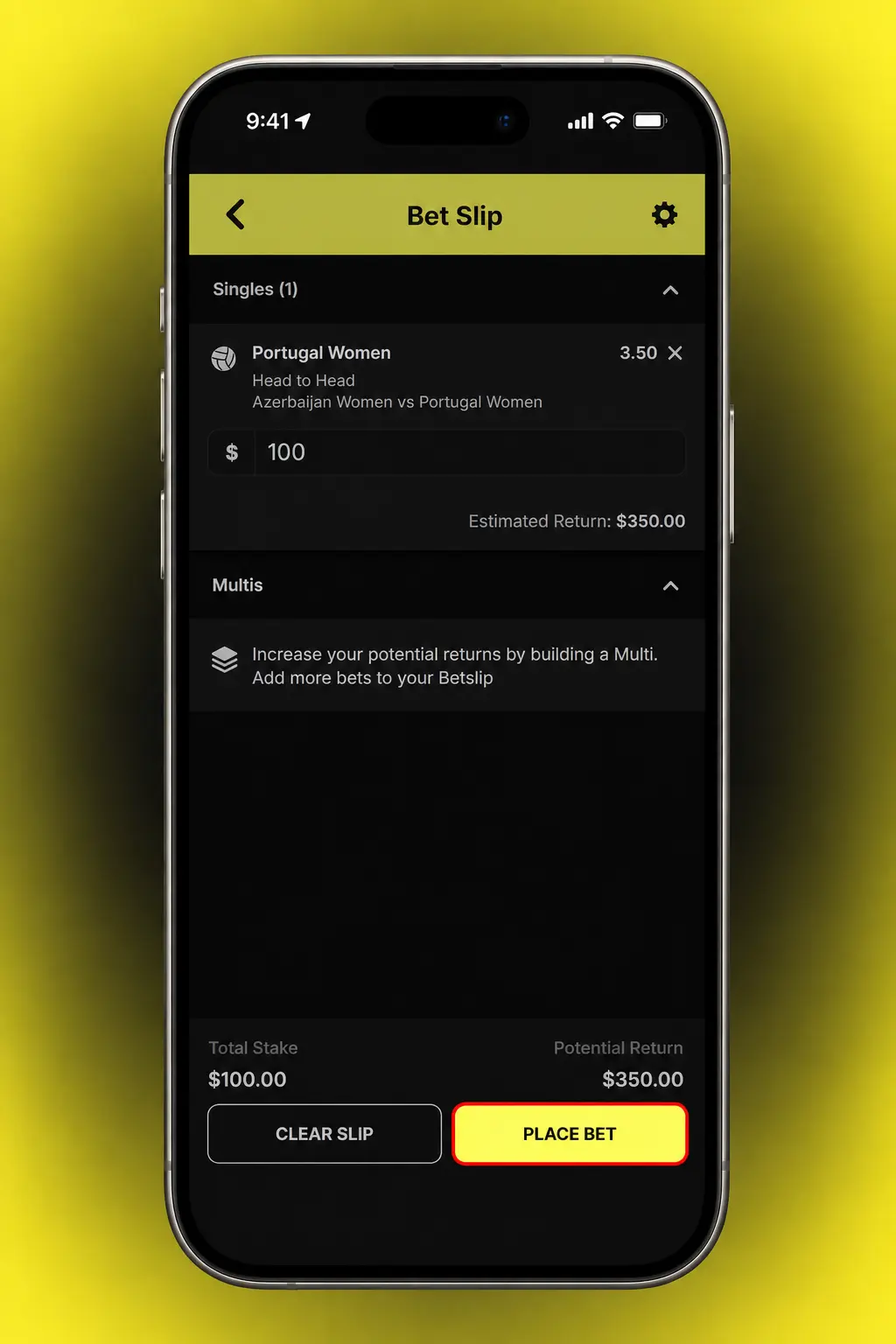 Step-by-step guide showing how to place a basketball bet on BallrBet, including league selection and bet slip entry